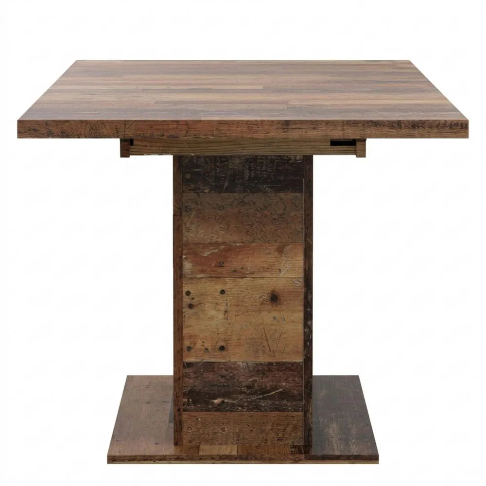 Ausziehbarer Esstisch im Old-Wood Vintage Look 160-200 x 76,6 x 90 cm