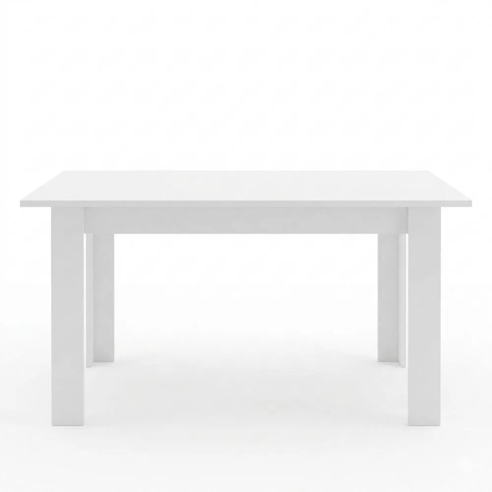 Flexibler ausziehbarer Esstisch in Weiß, verstellbar, 140/190 x 90 x 77 cm