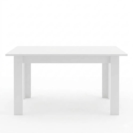 Flexibler ausziehbarer Esstisch in Weiß, verstellbar, 140/190 x 90 x 77 cm