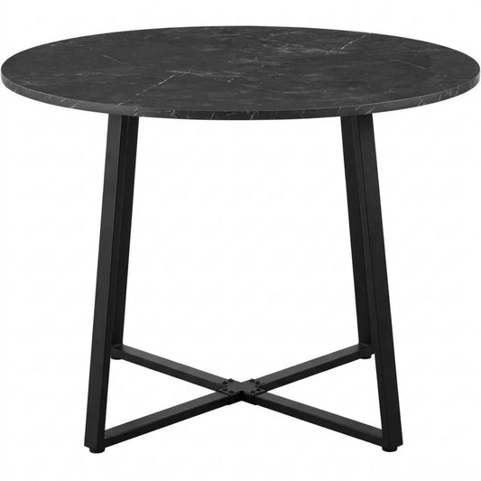 Runder Esstisch 110x110 cm im modernen Industriedesign