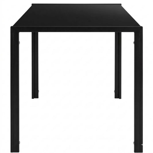 Holztisch in skandinavischem Design, vielseitig einsetzbar, kompakte Größe, schwarz