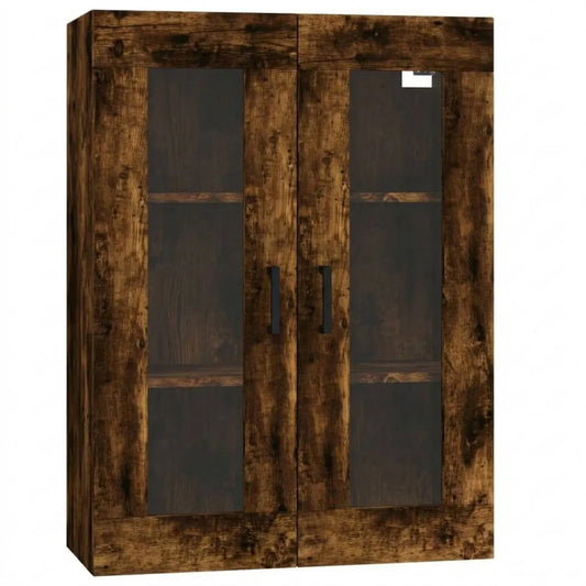Mehrzweckschrank mit Schubladen in Räuchereiche für Wohnzimmer und Schlafzimmer, 69,5x34x90 cm