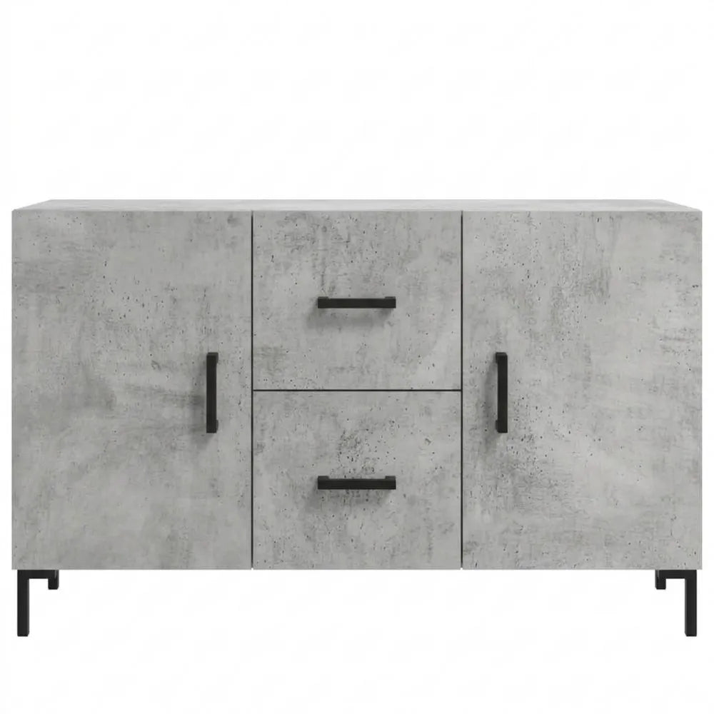 Multifunktionales Sideboard für Wohnbereiche in Betongrau